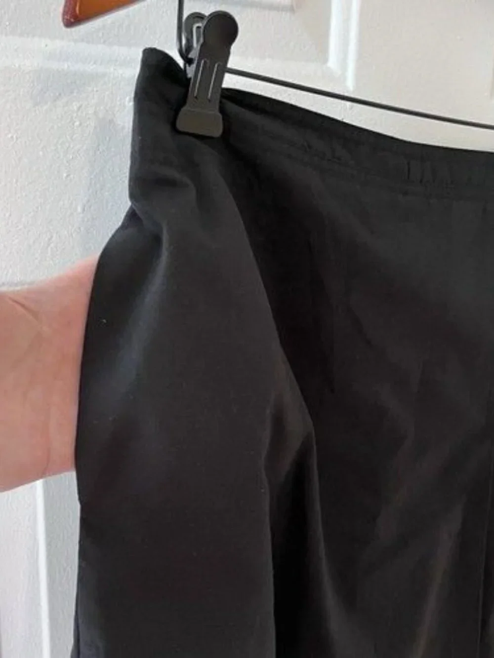 Izod Skort Shorts Womens Size 8 Solid Black 7